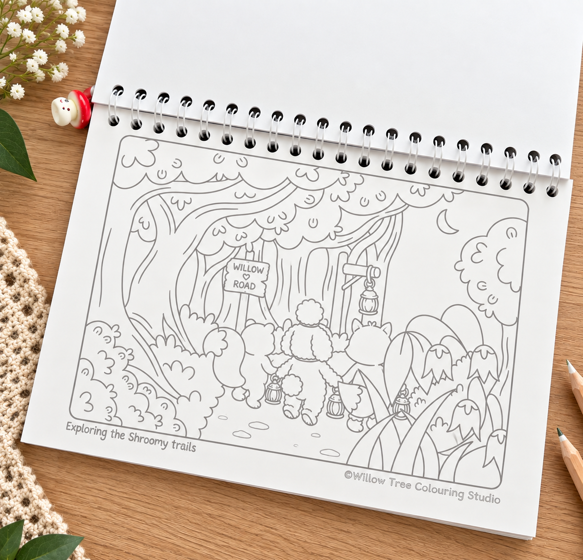 New- A5 Mini Spiral Pippin’s Whispering Woods