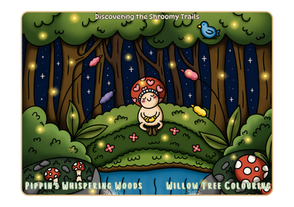 Pippin’s Whispering Woods Colouring Book
