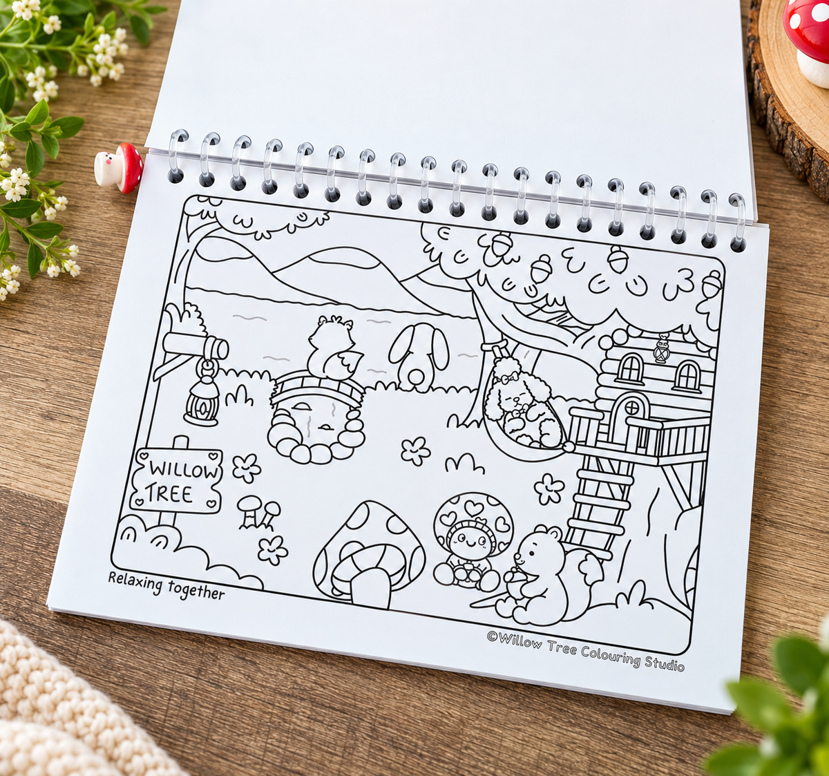 New- A5 Mini Spiral Pippin’s Whispering Woods