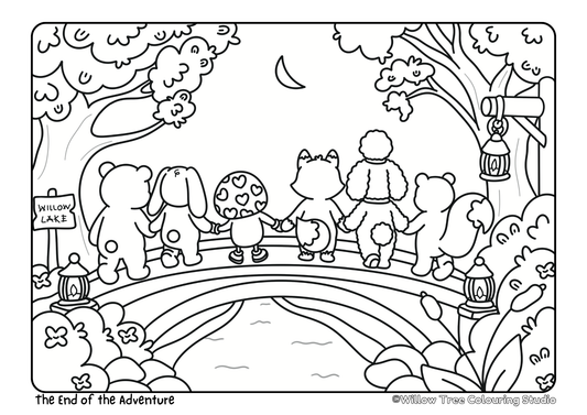 Pippin’s Whispering Woods Colouring Book