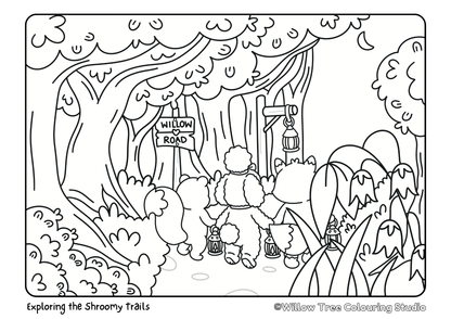 Pippin’s Whispering Woods Colouring Book