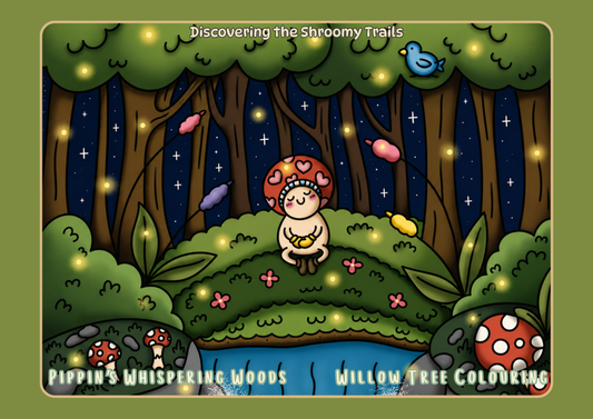 Digital Pippins Whispering Woods Grey Lines Edition