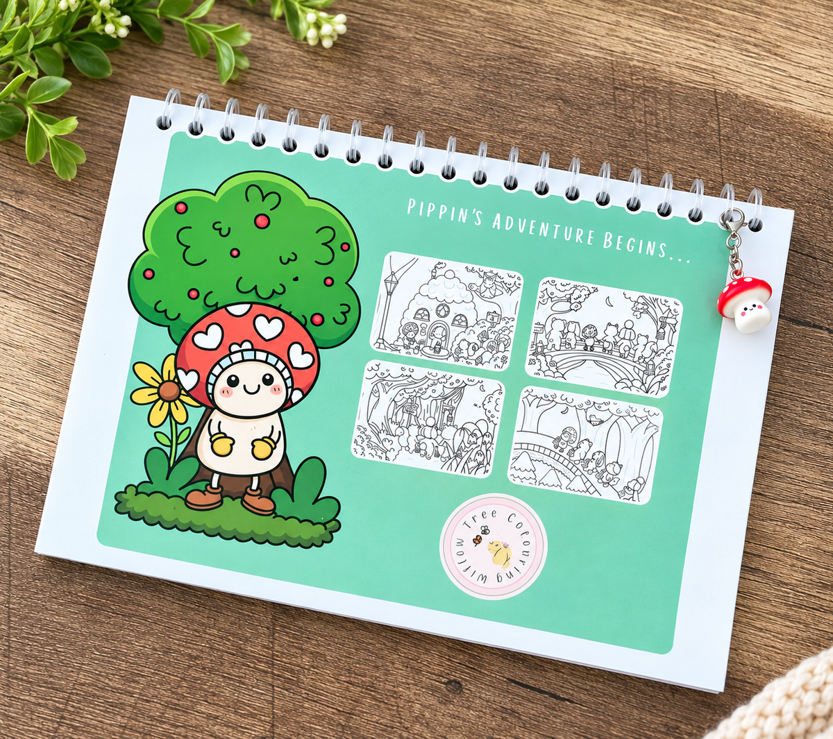 New- A5 Mini Spiral Pippin’s Whispering Woods
