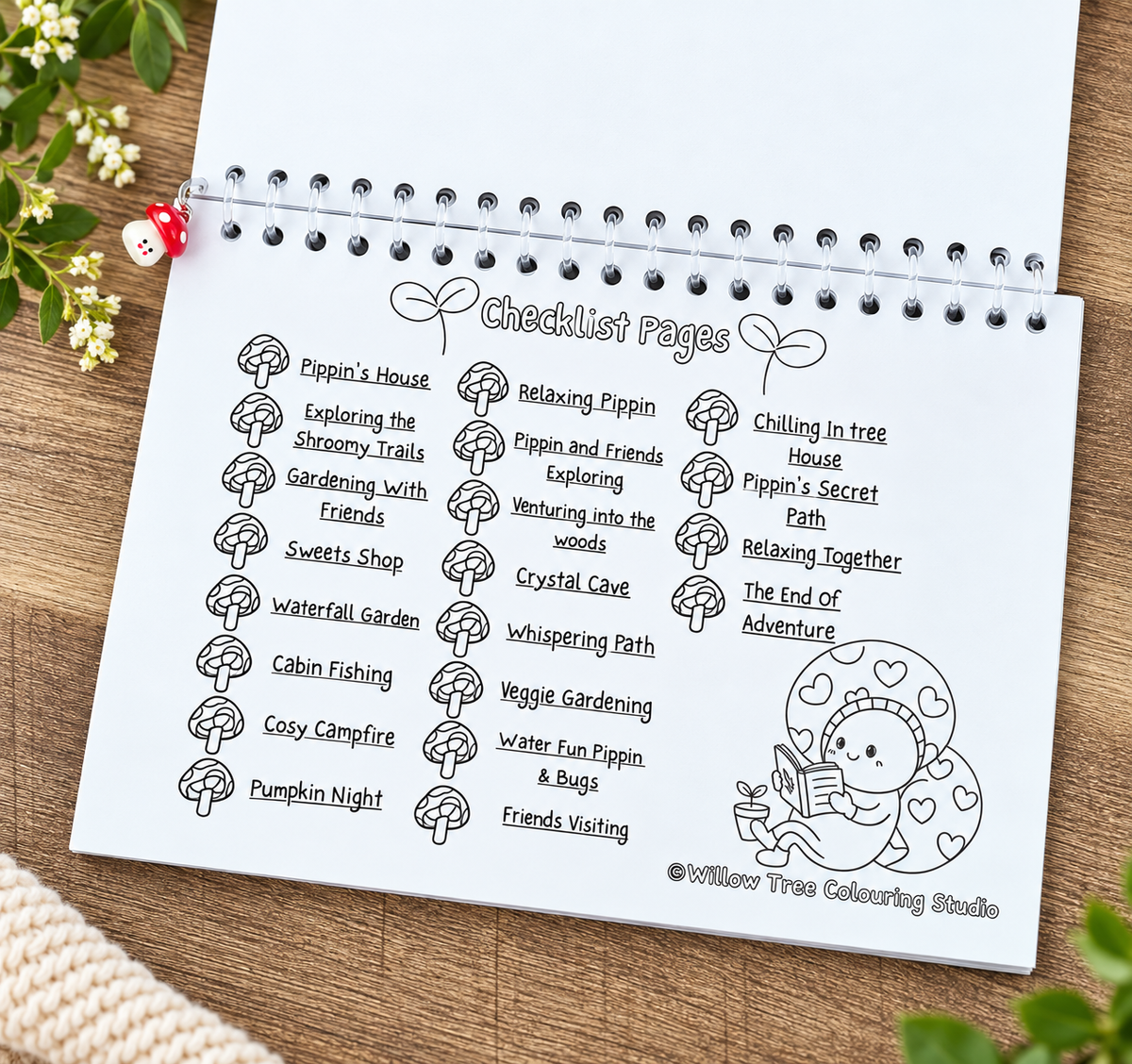 New- A5 Mini Spiral Pippin’s Whispering Woods